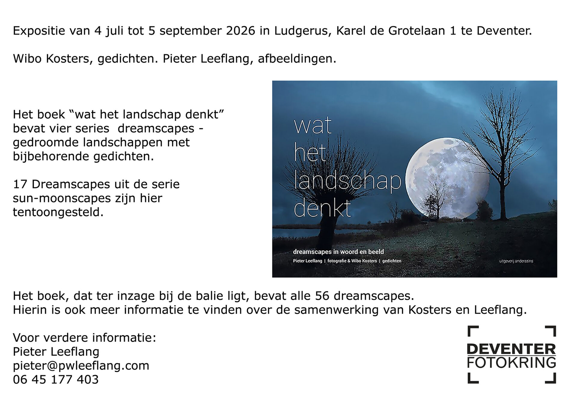 Expositie Sun – Moon – Scapes in Ludgerus